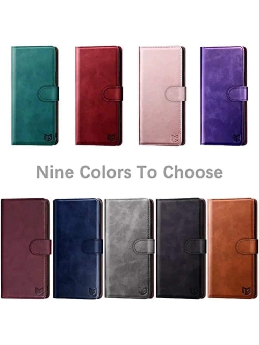 Stylish RFID Blocking Leather Wallet Case for Samsung Galaxy A42 5G - Shockproof